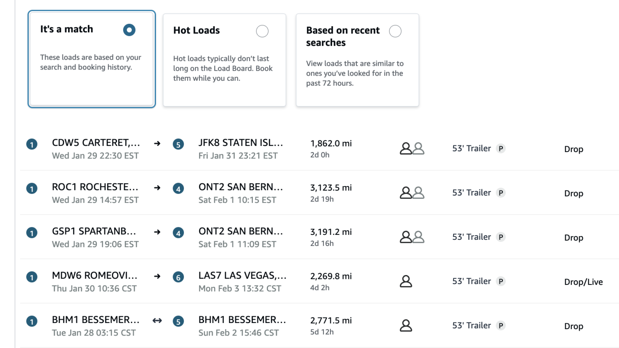 Loading Area Amazon Amazon Relay load board | What it is & how to use it - Amazon Relay