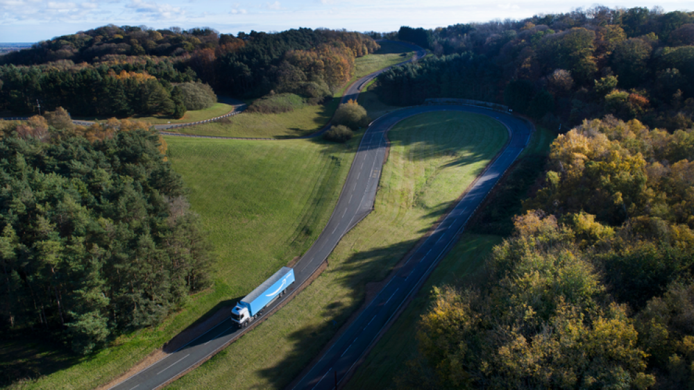 Intermodal trucking at Amazon Relay