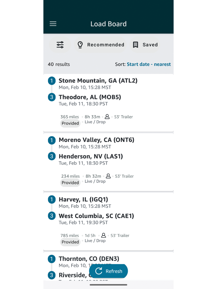 Amazon Relay load board | What it is & how to use it - Amazon Relay