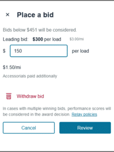 How to bid on freight contracts | Amazon Relay - Amazon Relay